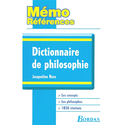 Dictionnaire de philosophie · Occasion