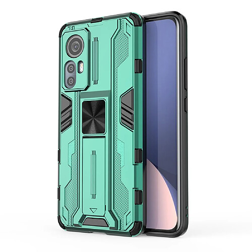 Coque en TPU antichoc avec béquille vert pour votre Xiaomi 12