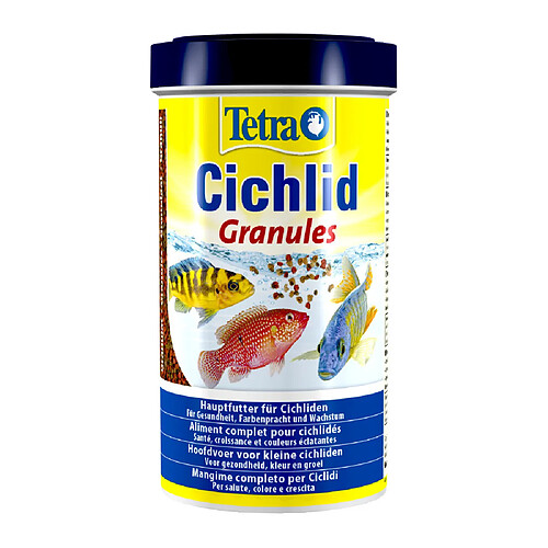 Aliment complet Tetra cichlid granulés 500ml.