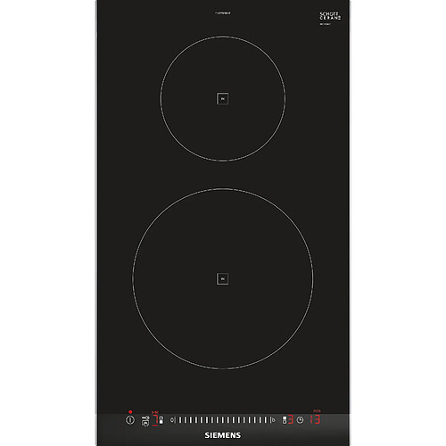 Domino induction 30cm 2 feux 3700w noir - eh375fbb1e - SIEMENS