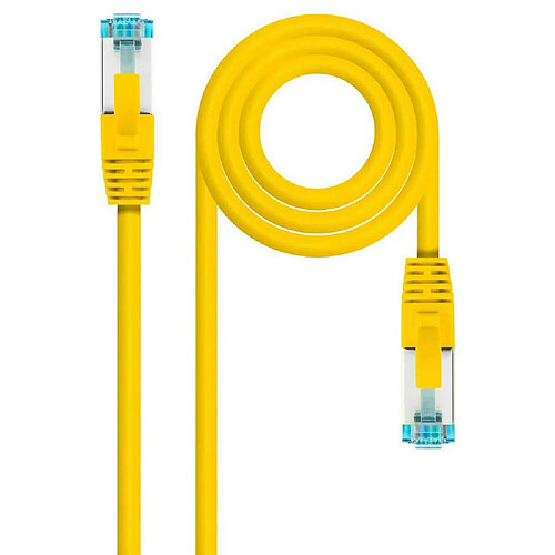 Câble réseau Nanocable Rj45 Lszh Cat.7 600Mhz Sftp Awg26 30 Cm jaune