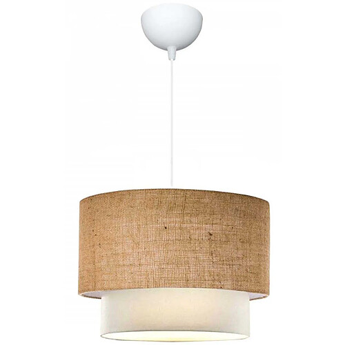 Hanah Home Suspension en tissu effet lin Nature beige.