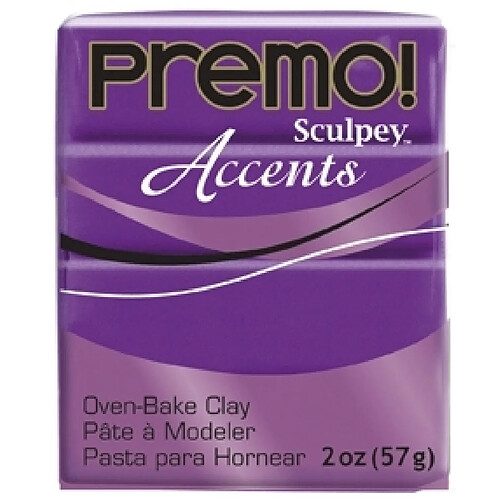 Pâte Sculpey Accent Purple pearl (violet nacré) - Sculpey