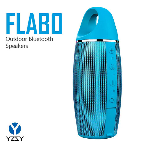 YZSY Sports & Outdoor Haut-parleur Bluetooth - Flabo Blue