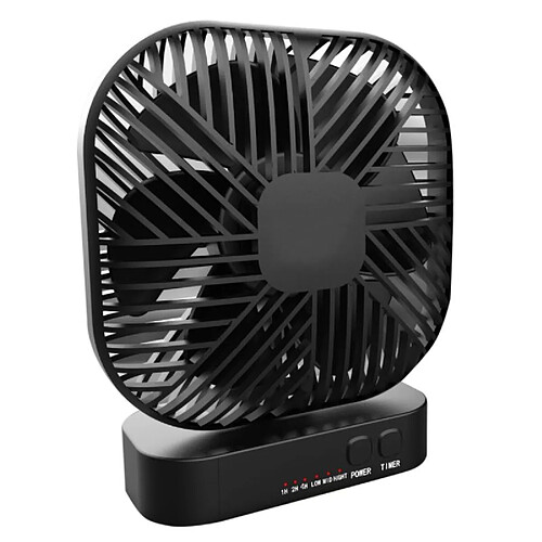 Universal Ventilateur USB magnétique Ventilateur de bureau alimenté par batterie USB ou AA avec fonction de synchronisation à 3 vitesses | Gadget USB