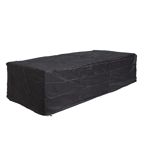 Decoshop26 Housse de protection bâche pour ensemble de meubles de jardin 75x255x120cm anthracite 04_0002807