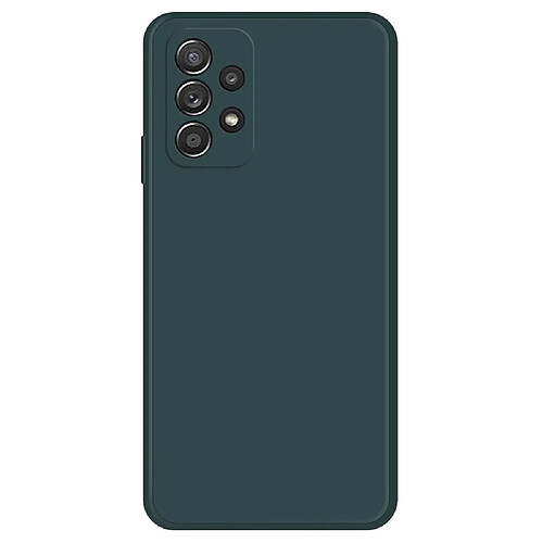 Coque en TPU antichoc, caoutchouté pour votre Samsung Galaxy A52 4G/5G/A52s 5G - vert noirâtre