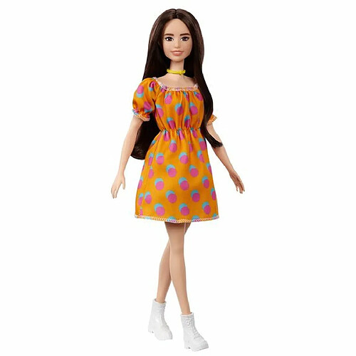 Ludendo Barbie Fashionistas Robe Orange