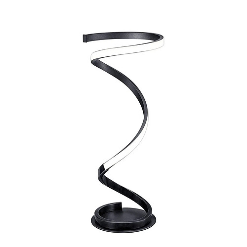 Inspired Lampe de table Helix 52cm, LED 20W, 3000K, 1600lm, Noir, 3 ans de garantie