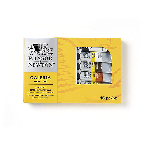 Winsor & Newton Galeria Acrylic Medium d?empâtement, Studio - Set 9 Farben, Acrylfarben - Sets