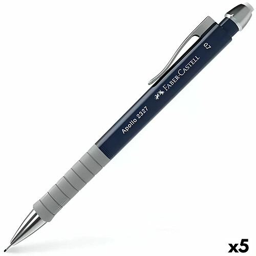 Portemines Faber-Castell Apollo 2327 Blue marine 0,7 mm (5 Unités)