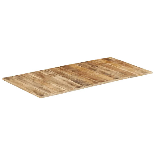 vidaXL Dessus de table bois de manguier solide 15-16 mm 120x60 cm