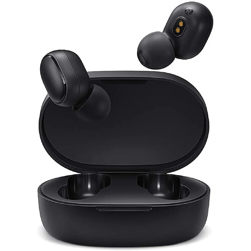 Xiaomi Redmi Airdots 2 TWS écouteur, TWS sans Fil Bluetooth 5.0 Oreillette Anti-Transpiration IPX5 Stéréo Véritable avec Microphone Casque Sport Mains Libres AI Contrôle(Noir)