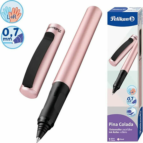 Pelikan Pina Colada Stylo roller Rose + 1 cartouche d'encre