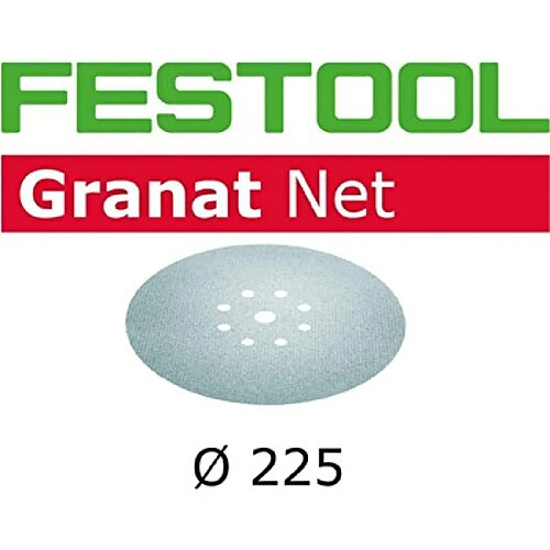 Abrasif maillé FESTOOL STF D225 P240 GR NET - Boite de 25 - 203318