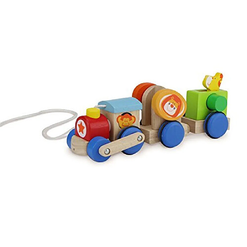 Wonderworld Safari Train Pull Toy