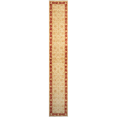 Vidal Tapis de couloir en laine 483x78 beige Kaizar