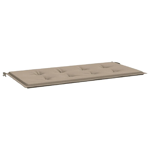 Maison Chic Coussin Confort | pouf | Coussin de banc de jardin taupe 100x50x3 cm tissu oxford -GKD35751