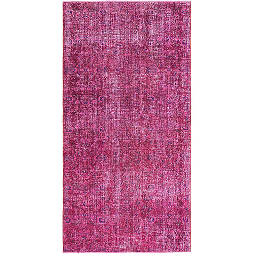 Vidal Tapis de laine 231x119 rose Ultra Vintage