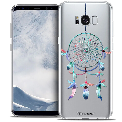 Caseink Coque Housse Etui Samsung Galaxy S8 (G950) [Crystal Gel HD Collection Dreamy Design Attrape Rêves Rainbow - Souple - Ultra Fin - Imprimé en France]