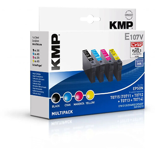 Flashpoint Ag KMP E107V Multipack N/C/M/J compatible avec Epson T 071