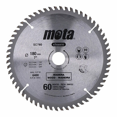 Disque de coupe Mota clp18 sc760p