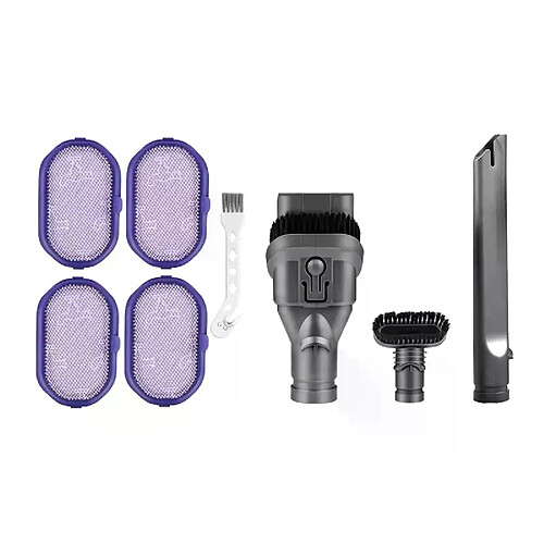 Kit de fixation pour aspirateur, tête de brosse avec 4 filtres de remplacement, AD 4Piece