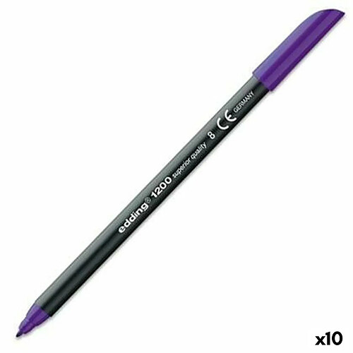 Edding Feutres 1200 Violet - 10 Unités