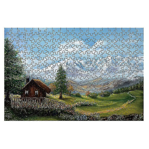 Universal Puzzle avion 300 pièces Puzzle adulte paysage planétaire (51x34cm) (D)