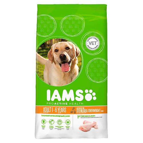 Iams Chien Adult Light Poulet