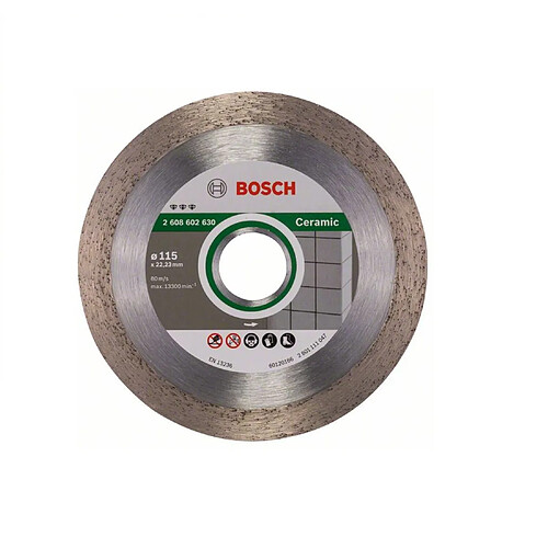 Bosch Disque diamant spécial céramique pour meuleuses Ø115mm