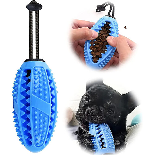 Jouet Pour Chien Bleu, Jouet à Mâcher Pour Chien Occupation Intelligence Education Jouet Pour Chien Résistant Au Jeu De Chien En Caoutchouc Pour Chiot De Taille Moyenne