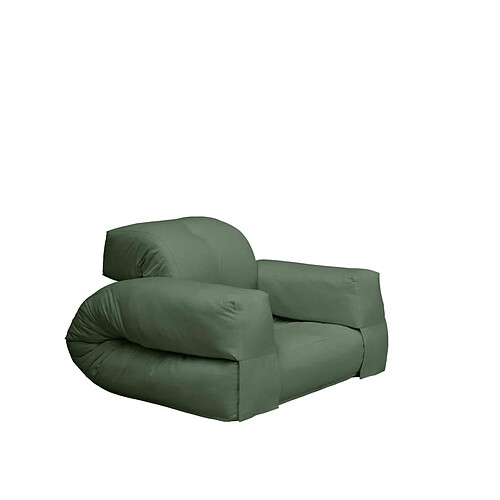 KARUP Matelas futon et fauteuil 2 en 1 HIPPO vert 90x200