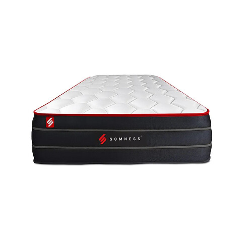 Somness Matelas BOOST ressorts ensachés et mémoire de forme 90x200