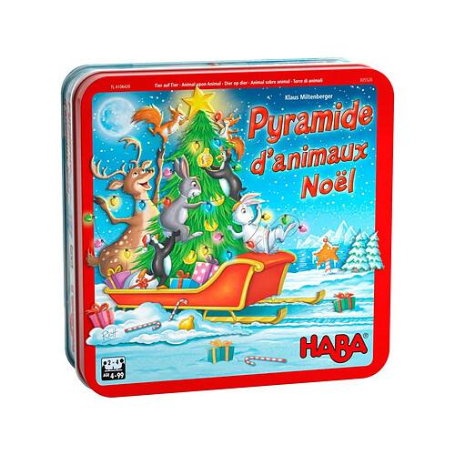 Haba - Pyramide d'animaux Noël