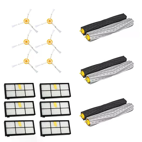 Pièces de rechange pour aspirateur IRobot Roomba 800 880 870, Kit d'accessoires pour brosse principale, filtre, 18 pièces