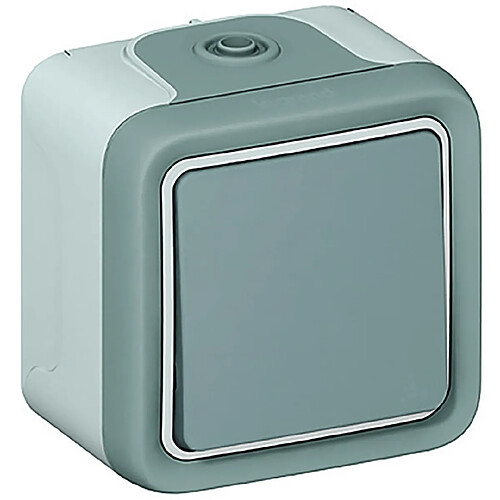 LEGRAND Bouton poussoir Plexo 69720 Gris