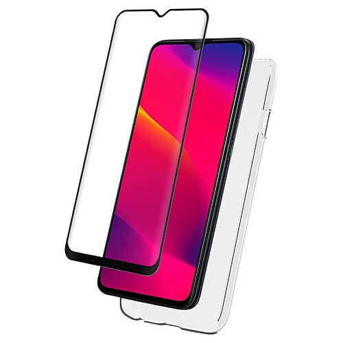 Pack Oppo Coque Transparente et verre trempé