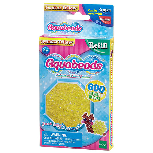 AQUABEADS Perles Multi-Facettes Jaunes