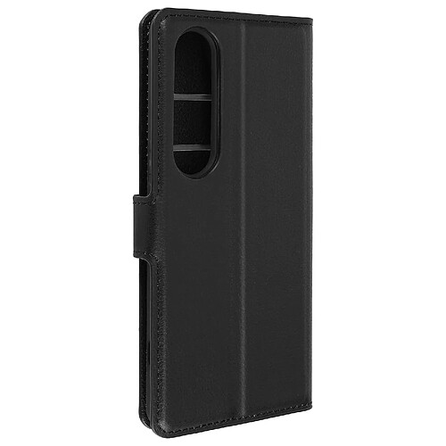 Avizar Étui pour Sony Xperia 1 VI Clapet Portefeuille Languette Magnétique Noir