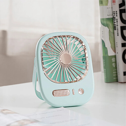 (StyleB) Nouveau Ventilateur de Bureau Rétro Ventilateur de Bureau Portable Simple Alimentation de Charge Usb