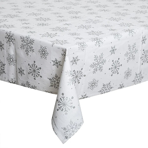 Feeric Lights And Christmas Nappe flocons de Noël Fantasy - L. 360 x l. 140 cm - Blanc