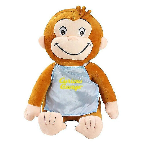 Universal (tablier bleu) animaux singes curieux george peluche jouets