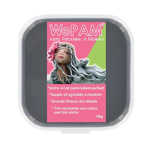 Porcelaine froide à modeler WePam 145 g Noir - WePam