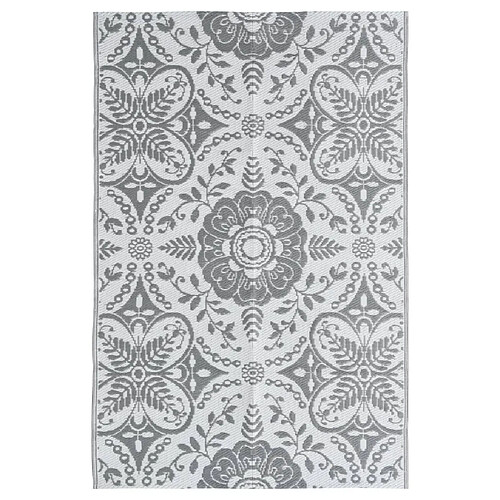 vidaXL Tapis d'extérieur Gris clair 190x290 cm PP