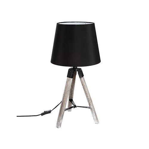 Atmosphera, Createur D'Interieur Lampe à poser trépied Runo Bistrot d'Antan - noir - Atmosphera