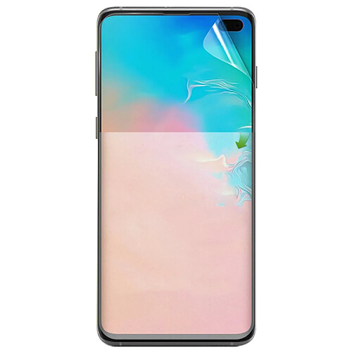 Film ecran avant de protection en hydrogel souple pour Samsung Galaxy S10 Plus 6.4" - VISIODIRECT -