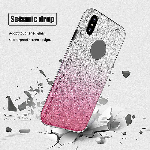 Universal 3-en-1 Case de protection de téléphone portable brillant Bling Mobile Phone Cover pour iPhone X