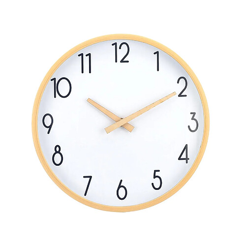 horloge murale quartz silencieux à piles en plastique