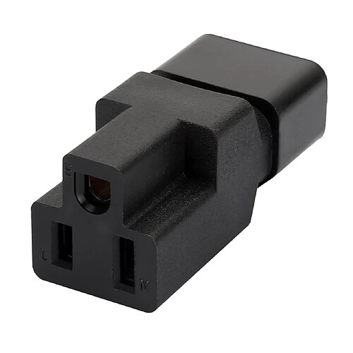 Adaptateur De Conversion Pour Prise De Conversion De PDU IEC 320 C14 Mâle Vers 5-15R Femelle